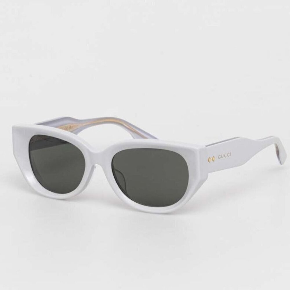 NWT Gucci GG1532SA-003 Grey Cat Eye 54mm Sunglasses - Picture 2 of 7